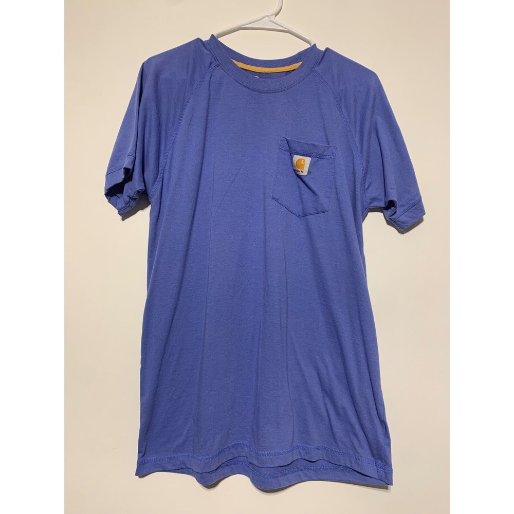 Carhartt Men Size XL Blue G Force Relaxed Fit Short Sleeve Shirt